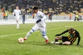 UEFA Europa League football match Dynamo Kyiv Ã¢â¬â AEK, February